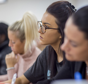 Students in class