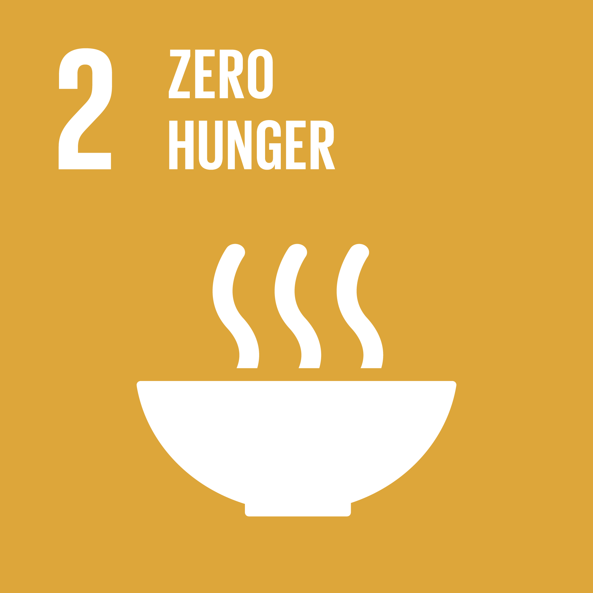 UNDG 2 Zero Hunger graphic