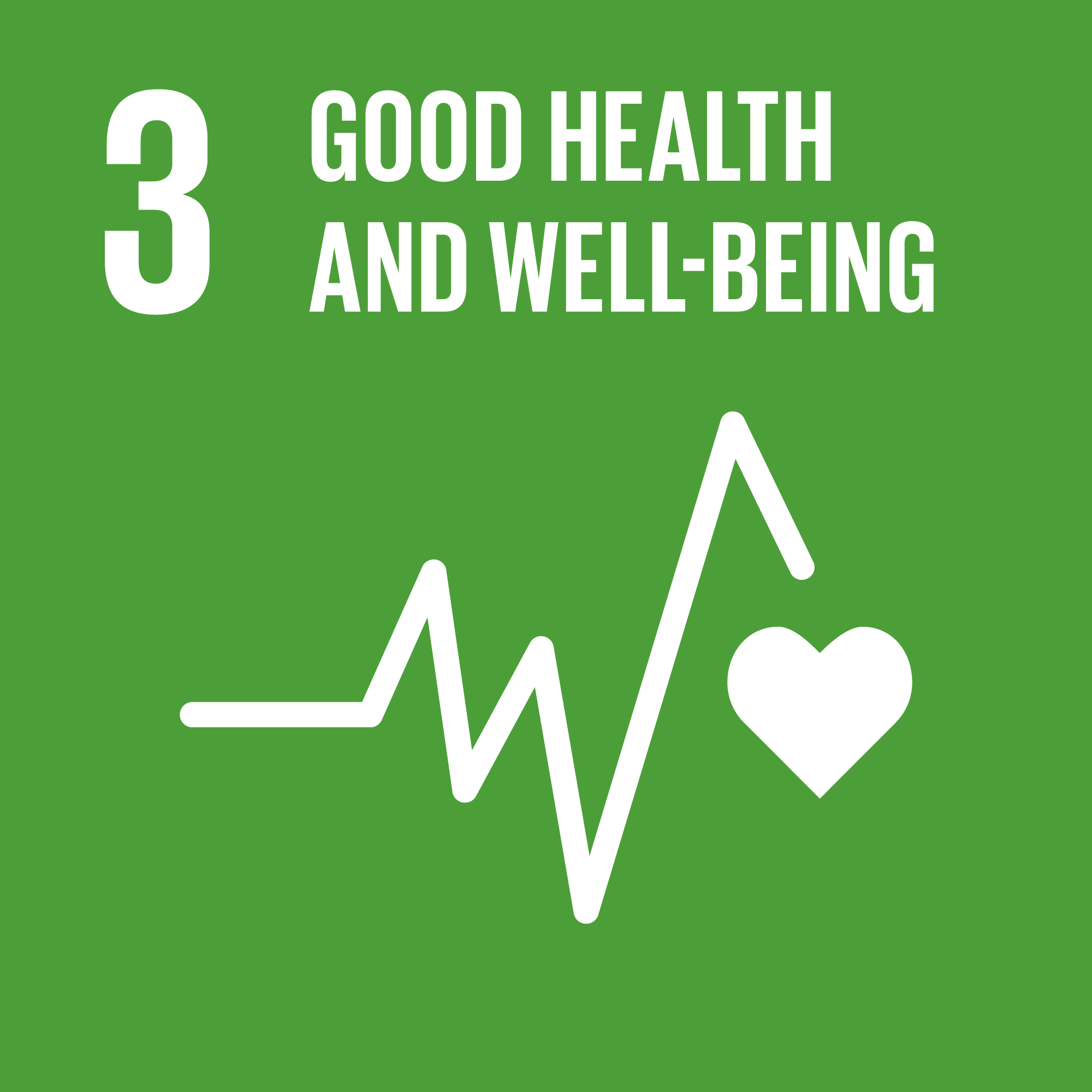 UNSDG 2: Health and wellbeing graphic