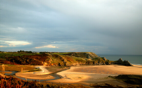 Image of Three Cliffs Bay on Gower 