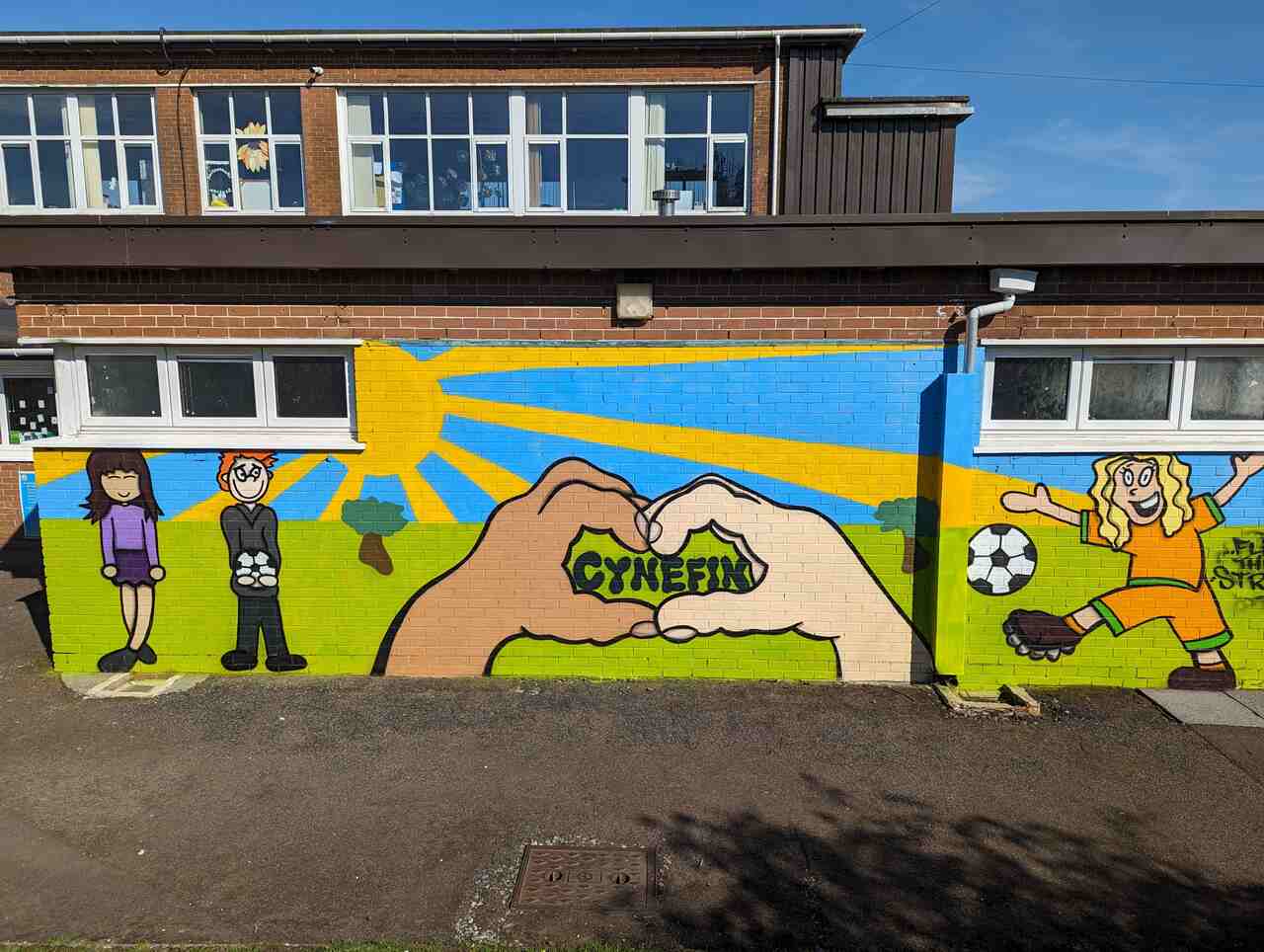 Mural at Clase Primary School