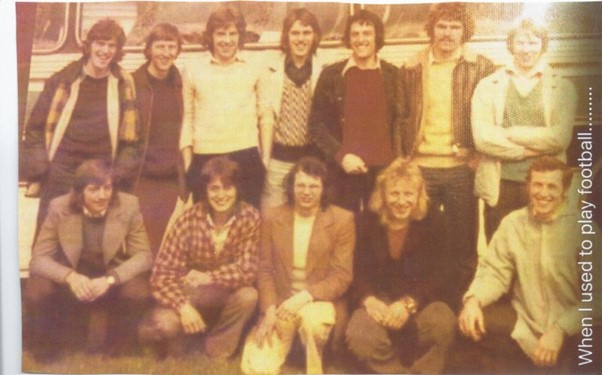 dîm pêl-droed Prifysgol Abertawe’r 1974-75