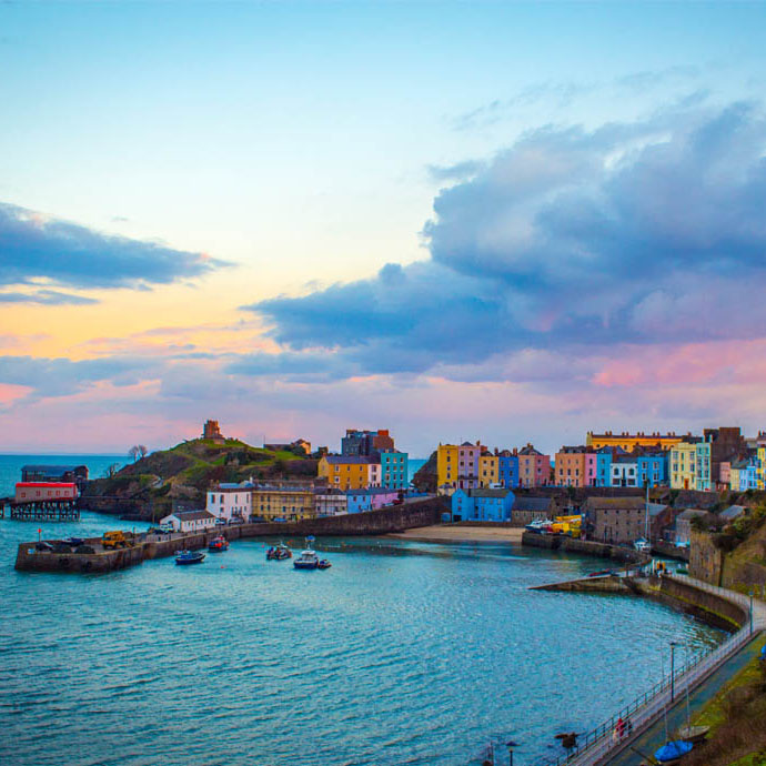 Image of a seaside in Wales