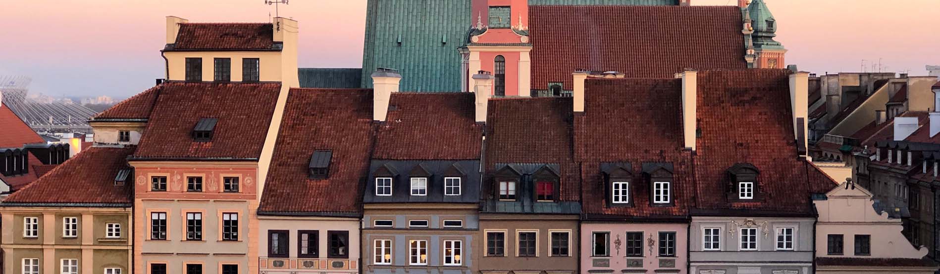 An image of a street in Poland