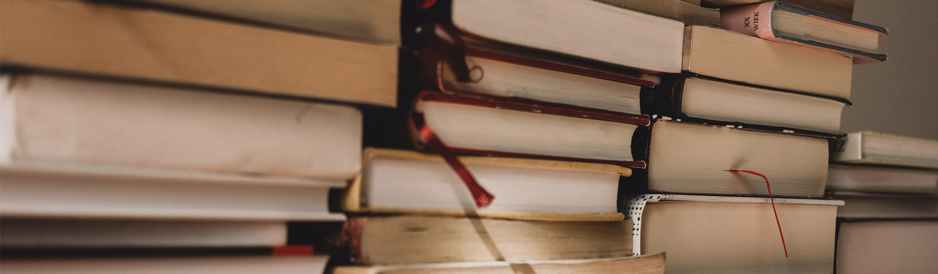 Image of a stack of books 