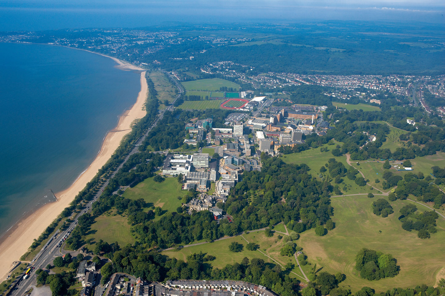 Singleton Park Arial Shot