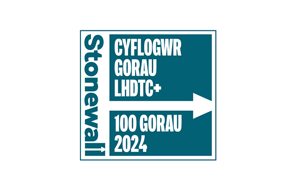 100 cyflogwr gorau Stonewall 2024