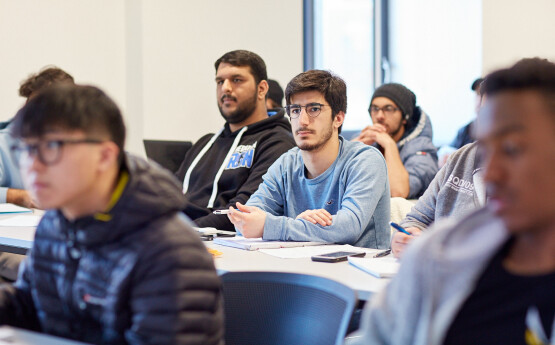 international students enjoying a lesson