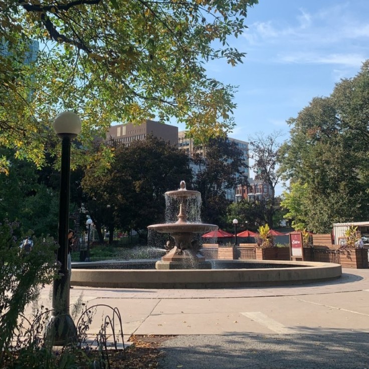 Fountain in Carleton, Canada 