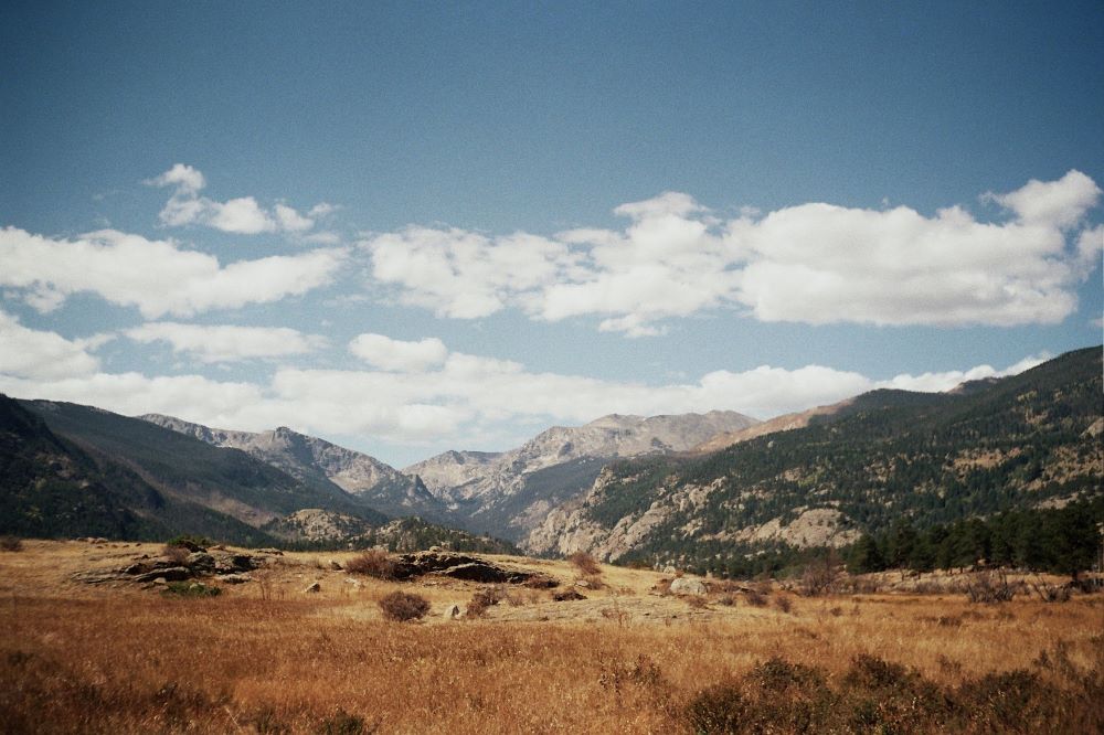 View of mountains