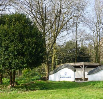 The Oracle outdoor learning space, Singleton Park Campus