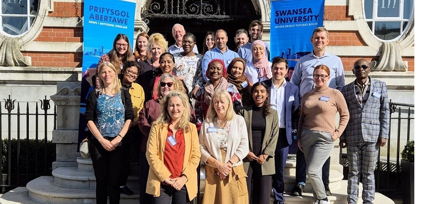 Delegates at the Swansea event, which brought together leading academics, field experts, policy officials and NGO professionals from the UK, Algeria, Bangladesh, Zimbabwe and Rwanda.