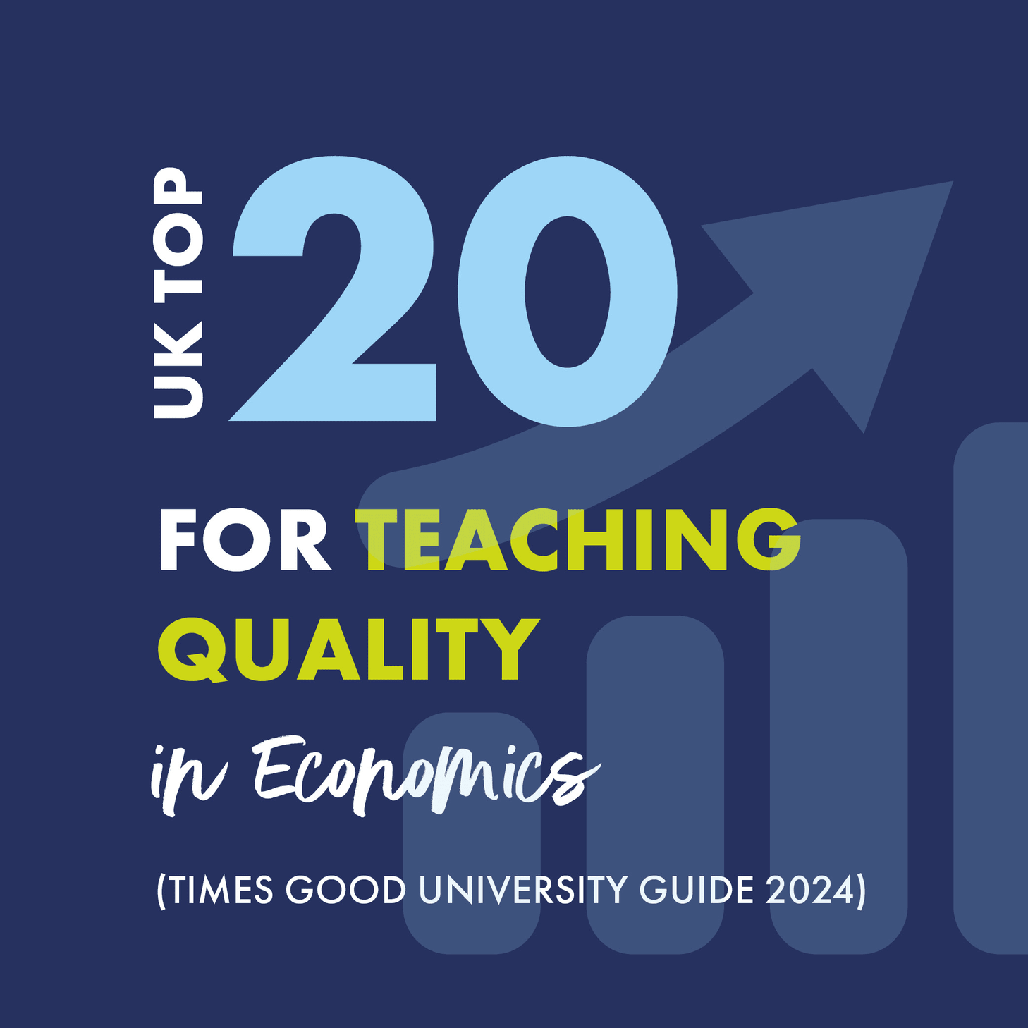 20th in the UK for Teaching