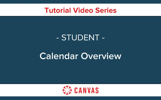 Canvas Calendar Overview Video