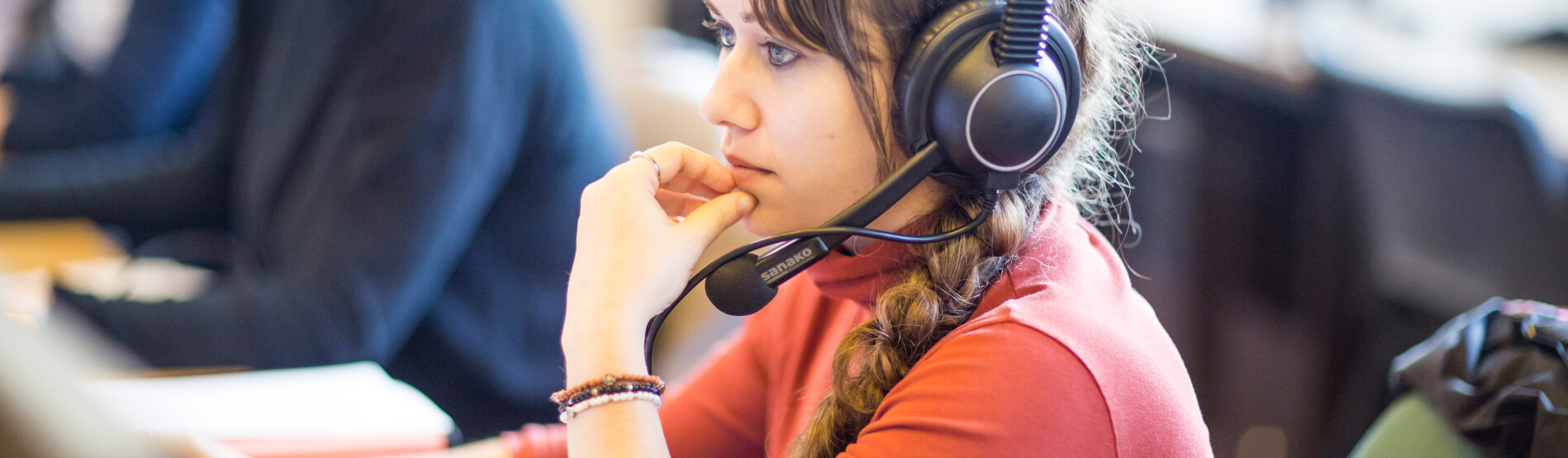 Student in Modern Languages Translation lab